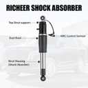 Richeer 84176675 580-1106 2 PCS Rear Strut Shock Absorber Magnetic Control Compatible With 2015-2021 Chevy Tahoe Suburban Cadillac Escalade ESV GMC Yukon XL Denali Sierra 23151122 23267007 23290661