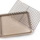 Certified Angus Beef Roasting Pan with Wire Rack  Heavy-Duty Non-Stick Perfect for Reverse Searing