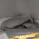 7-Piece Queen Size Bedding Set – Gray & Yellow Modern Comforter Set