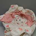 AGITVPS Upgrade Inflatable Baby Seat with Tray for Babies 3-36 Months, Built in Air Pump Bumbo Seat with Tray, Baby Chair Sit Me up Floor Seat for Baby, Learning to Sit&Feeding (Pillar-Love Bunny)