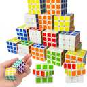 24 Pack Mini Cube Puzzle Party Favors for Kids, 1.18in 3x3 Magic Cube School Rewards & Classroom Prize for Students, Birthday Party Favors Easter Christmas Stocking Stuffers Gifts for Kids