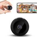 Hidden Camera - Spy Cameras - Nanny Cam - WiFi Wireless Cam - 1080P HD Small Camera with Motion Detection and Night Vision，Security Cameras for Home/Office/Baby Monitoring