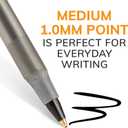 BIC Round Stic Xtra Life Ballpoint Pen, Medium Point (1.0mm), Black, 60-Count