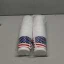 Sabary 32 Pcs Patriotic Plastic Cup 4 of July Star Drinking Cup for Labor Day Red White and Blue Tumbler for Independence Party Supplies Home Decoration Memorial Present(American Flag)