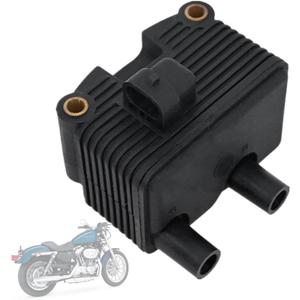 0.5 Ohm Ignition Coil for Harley 883 1200, Dyna Super Glide, Softail, Touring, Fat Boy, Electra Glide 1999-2006 Replace 31655-99 2102-0225 3165599 21020225