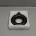 CEMABT Black Donut Vase Hollow Ceramic Vase for Flowers Handmade Minimalist Boho ins Style Modern Home Decor for Wedding Dinner Table Party Living Room Office Bedroom (Small (1-Piece))