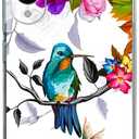 Case for Galaxy S25 Edge,Hummingbird in Flowers Style Drop Protection Shockproof Case TPU Full Body Protective Scratch-Resistant Cover for Samsung Galaxy S25 Edge