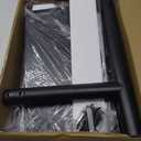 Rfiver Rolling TV Stand for 40-75 inch TVs, Portable TV Stand on Wheels up to 110 lbs, Height Adjustable Mobile TV Cart for Office, Living Room, Max VESA 400x400mm