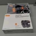 Cordless Knee Massager with Heat Vibration for Pain Relief, MAXwarm 4.0[2026 Upgraded] - Electric Heated Knee Brace with 5 Heat Levels and 3 Massage Mode, Gifts for Men Women (Grey, Pair)