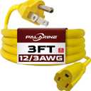 Master Electrician 15A 125V 1975W Heavy-Duty Outdoor Extension Cord 65100ME