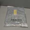 Ekouaer Womens Summer Casual Sleeveless Rompers Loose Spaghetti Strap Shorts Overalls Outfits 2025 Jumpsuits With Pockets (Gray, L)