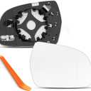 Compatible with Audi A3 S3 A4 S4 B8 A5 S5 A6 S6 C6 A8 S8 Q3 Passenger Side Mirror, 2008-2017, Right Side Mirrors for Audi A4 A6 Allroad Quattro Replacement Glass, Power Heated