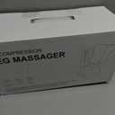 Leg Massager with Heat and Compression, Foot and Calf Massager for Circulation and Pain Relief, Compression Boots with Handheld Controller, 6 Modes 3 Intensities, Gift for Mom Dad (Black)