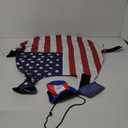 ComfyCamper Fourth of July Outfit Dog Costume Uncle Sam Small X-Large Patriotic Dogs USA 4th America Halloween, XL