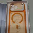 ESR for iPhone 17 Pro Max Case with Stash Stand, Compatible with MagSafe, Military-Grade Drop Protection Magnetic Phone Case, Scratch-Resistant Back Cover,Frosted Orange