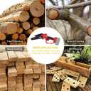 Mini Chainsaw for Milwaukee M18 Battery, 6-Inch Brushless Cordless Pruning Chain-saw, Battery Powered Mini Chainsaw for Wood Cutting, Sharp for Tree Trimming (No Battery)