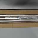 AmazerBath Nickel Spring Tension Shower Curtain Rod 31-75 Inches, 1 Inch Diameter Heavy Duty Tension Rod Rust Proof Bathroom Curtain Rod, Adjustable No Drill Easy Segmented Installation