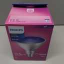 Philips LED 90W PAR38 1-Pack Outdoor Blue Party (3000K) (13.5W = 90W) Flicker-Free Light Bulbs