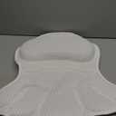 Bath Pillow Luxury Bathtub Pillow, Extra Soft & Comfortable Bath Pillows for Tub Head Neck and Back Support, with 4D Air Mesh Cushions & Non-Slip Suction Cups - Bath Accessories Spa Gifts for Women (White)