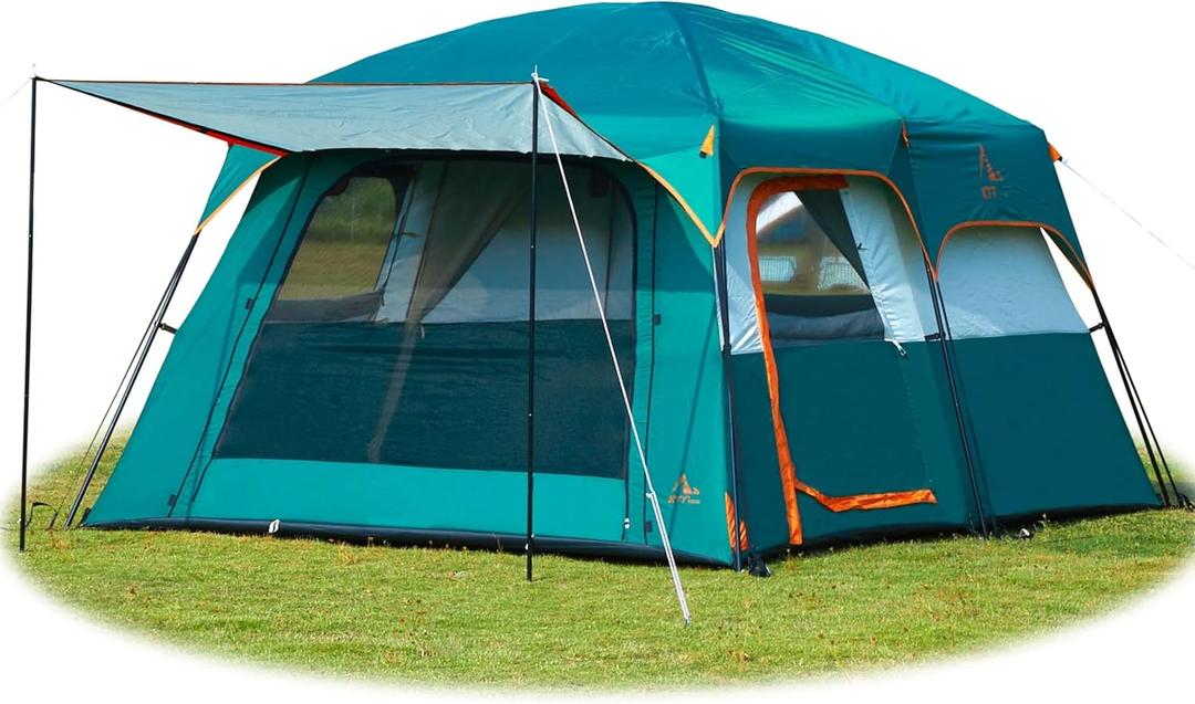 KTT Large Family Tent 10 Person(Green)