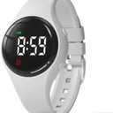 Potty Training Watch - Water Resistant Silent Vibrating Watch - Rechargeable Medical Reminder Watch - with Alarm and Lock Screen (White)