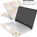 Laptop Skin Decal HP 15.6" - Botanical, Laptop Cover Sticker, No Cutting Required, No Bubble, Waterproof, Scratch Resistant - Including Wide Screen and Wrist Pad