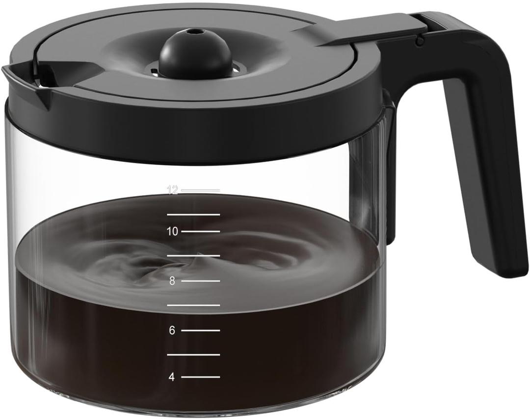 12-Cup Replacement Carafe Compatible with 5100 Single Serve K-Cup Pod & Carafe Coffee Maker, NOT Fit 5000 Essentials Model