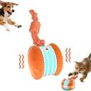 Interactive Dog Toys, 2026 New Electric Dog Toy, Motion Activated Dog Stimulation Toy, Automatic Electric Rolling Ball with Rope, Random Movement for Chewing and Playing, Dogs Ball Toy for All Dogs