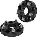 25mm (1 Inch) Black Hubcentric Wheel Spacers 5x114.3 Compatible For lexus ES300 350, GS300 350 430,IS250 300 350,LS400 430 460,RC300 350, Camry Highlander Tacoma, tC xB (2pcs 60.1mm M12x1.5)