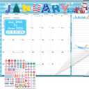 Lateefah Desk Calendar 2025, Large 22'' x 17'' Desk Calendar 2025-2026, 18 Month Desktop Calendars for Home & Office, Use Jan 2025 to June 2026