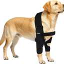 Dog Elbow Brace Protector with Decoupled Chest Strap - Breathable, Abrasion-Resistant - Adjustable Elbow Support for Hygroma, Dysplasia, Arthritis, Calluses & Shoulder Instabilit (Both Legs, XL)