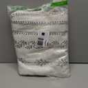 BGment Boho Curtains for Living Room 2 Panels, Grey Farmhouse French Country Vintage Floral Botanical Cottage Core Light Filtering Semi Sheer Linen Curtains 84 Inches Long, Each Panel 52 Inches Wide