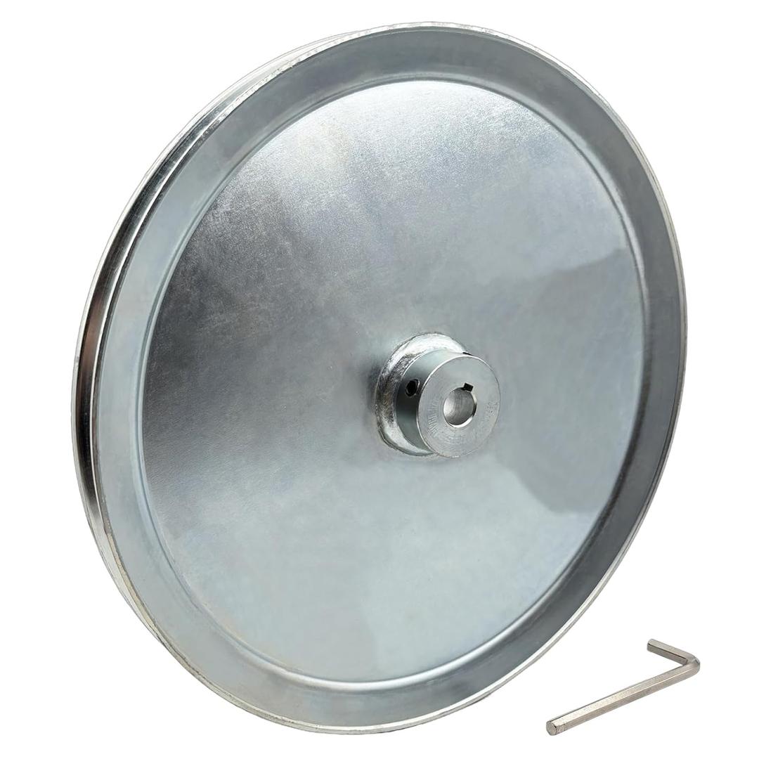AB1200-5/8 Single Groove Web Sheaves,12" OD 5/8 inch bore v Belt Pulley,Motor Pulley Carbon Steel for A B 5L 4L V-Belts