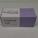 C CUSHION LAB Deep Sleep Pillow, Patented Ergonomic Contour Design for Side & Back Sleepers, Orthopedic Cervical Shape Gently Cradles Head & Provides Neck Support & Shoulder Pain Relief - Calm Grey