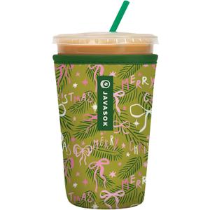 Sok It JavaSok Iced Coffee & Cold Soda Insulated Neoprene Cup Sleeve (Tied with Cheer, Medium: 22-28oz)