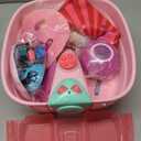 Kids Foot Spa & Nail Kit - Kids Spa Day Kit for Girls with Mask Foot Bath and Nail Dryer - Manicures Pedicure Toy Kit Nails Art Salon Girl Stuff - Christmas Birthday Gifts for 6 7 8 9 10-12 Year Old (Large Size)
