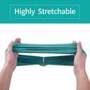 25 x Peomeise 25pcs Turquoise Spandex Chair Sashes with Buckle Slider for Wedding, Party Decoration