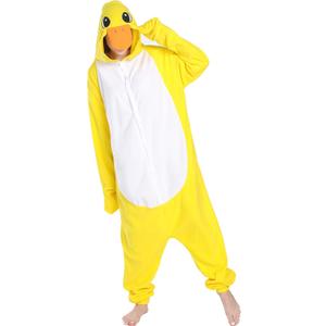 Markest Unisex Onesie for Adult and Teenagers Animal Yellow Duck Cosplay Costumes One Piece Pajama (Small)