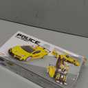 Remote Control Car, Transform Robot RC Cars, 2.4Ghz Transforming Police Car Toy with LED Light, One-Button Deformation & Rotating Drifting, Toys for 5+ Year Boys/Girls