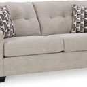 Signature Design by Ashley Mahoney Contemporary Tufted Sofa, Beige