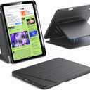 ESR for iPad Air 11 Inch Case M3/M2 (2025/2024), iPad Air 5th/4th Gen (2022/2020), Vertical Stand Cover, Multi Stand Angles, Ultra-Stable Case with Pencil Holder, Flip Series, Black