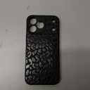 OOK Magnetic for iPhone 17 Pro Max Case, Silicone Black Leopard Cute Pattern, Compatible with MagSafe Cheetah Print Camera Protection Shockproof Slim Phone Case for 6.9inch, Black