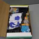 Funwee Steam Track Train Set for Toddlers, Magnetic Connection Train Toys w/Lights & Sounds, Electric Cartoon Choo Choo Train, Toy Train Christmas Birthday Gift for Toddlers 2 3 4 5+ Boy Girl (Blue)