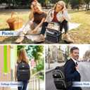 Backpack Cooler Lunch Backpacks Double Decker Lunch Box,Insulated Backpacks Lunch Cooler Bags, Lightweight Leakproof Lunchbox Back Pack for Women Men to Travel,Picnic,Hiking,Beach,Camping
