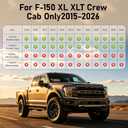 Front Car Seat Covers for Ford F150 F250 F350 F450 Truck Beige