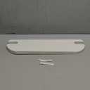 White IKEA High Chair Foot Rest, Compatible with Antilop Chairs | Adjustable, Reversible & Non-Slip Footrest for IKEA Chair - Made with Durable Polypropylene - Antilop Accessories