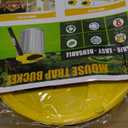 Pack 2 Bucket Lid Mouse Rat Trap, Mouse Catching Tool, Trap Door Style, Multi Catch, Auto Reset, Indoor Outdoor, 5 Gallon Bucket Compatible (Lemon)