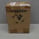 TCFUNDY Heat Powered Wood Stove Fan Pipe/stove Fireplace Fan, 4 Blades Heat Powered Fan, Silent Operation Motors, Fit for Wood Burning Stove/Pellet/Log with Magnetic Thermometer