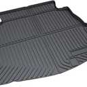 All Weather Rear Cargo Liners Trunk Tray Mats Protector Custom Compatible with 2018 2019 2020 2021 2022 2023 2024 2025 Toyota Camry, 3D Waterproof Durable Odorless Flexible Black TPO Accessories