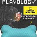 Playology Dog Toys | Dual Layer Bone Durable Chew Toy Bone for Dogs | Medium Peanut Butter Scented Toy - Easy to Clean and Made from Non Toxic Materials